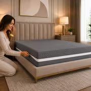4B Jacquard 30cm Deep Non-Waterproof Mattress Protector
