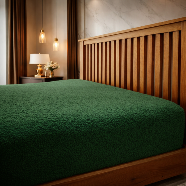 Teddy Fleece Fitted Sheets – Ultra Soft, Warm & Cozy Deep-Fit Bed Sheets for Everyday Comfort