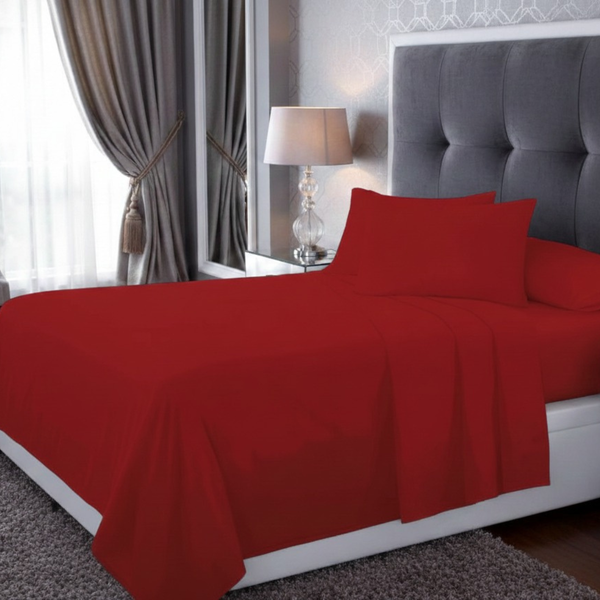 Polycotton Flat Sheet – 22 Colour Options, Soft Easy Care Bed Sheet for Everyday Use