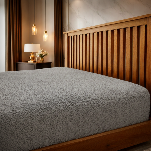 Teddy Fleece Fitted Sheets – Ultra Soft, Warm & Cozy Deep-Fit Bed Sheets for Everyday Comfort