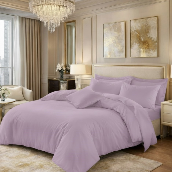 Polycotton Plain Duvet Cover Set | Soft, Breathable & Easy Care Bedding | All Sizes