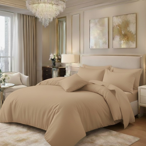 Polycotton Plain Duvet Cover Set | Soft, Breathable & Easy Care Bedding | All Sizes