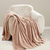 Chunky Blanket Throw – Thick Cozy Knit Blanket for Sofa & Bed