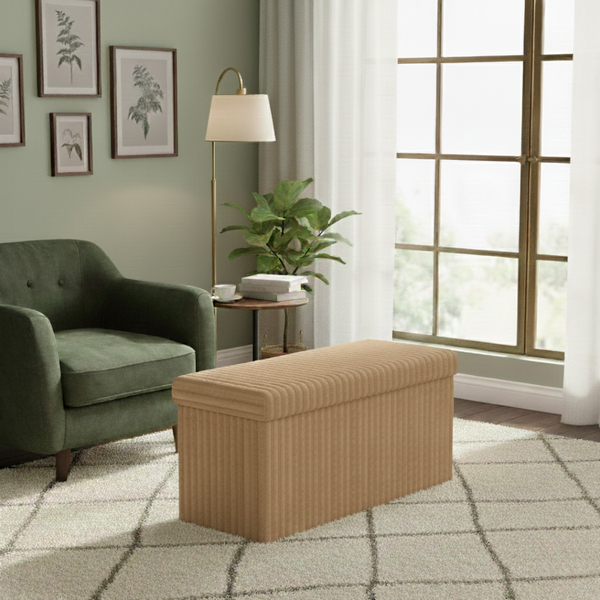 Ribbed Storage BoxStylish Space-Saving Storage for a Neat, Modern Home