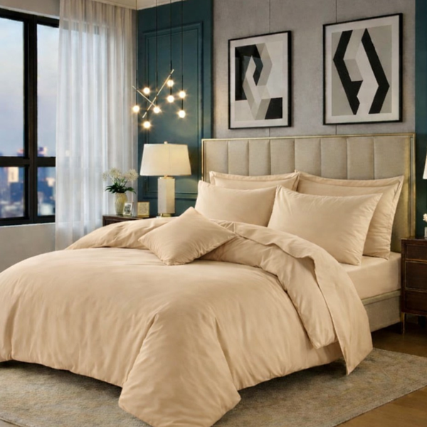Microfiber Duvet Cover Set – Ultra Soft Lightweight Bedding, Smooth Finish & Easy Care