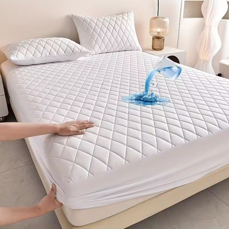 4B Coloured Quilted Waterproof Mattress Protector – 30cm Deep