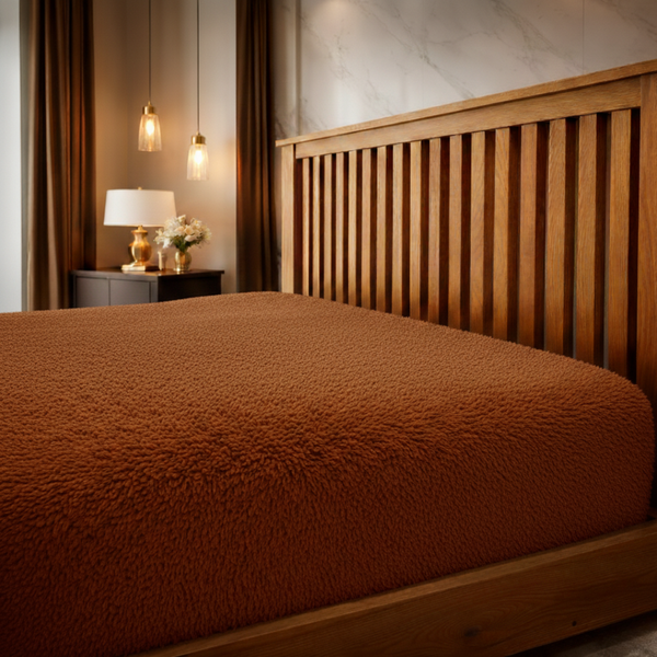 Teddy Fleece Fitted Sheets – Ultra Soft, Warm & Cozy Deep-Fit Bed Sheets for Everyday Comfort