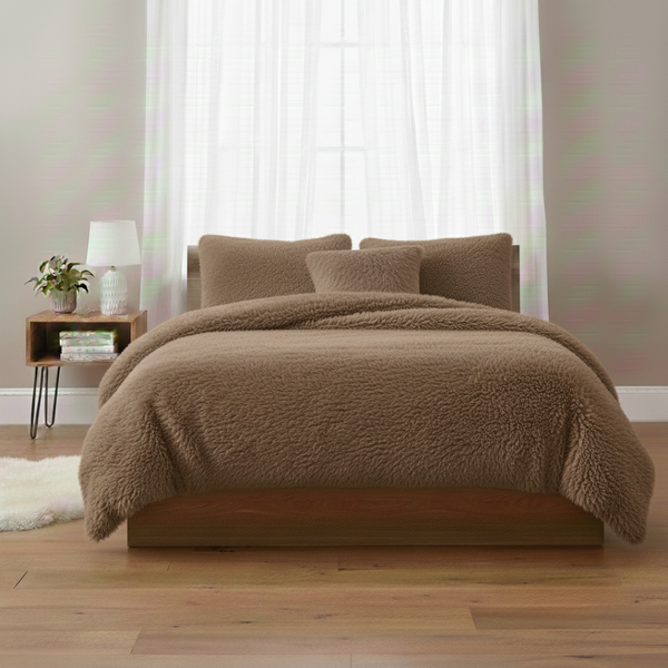 Alaska Long Fur Fleece Duvet CoverUltra-Soft, Cozy Warmth for Luxurious Winter Comfort