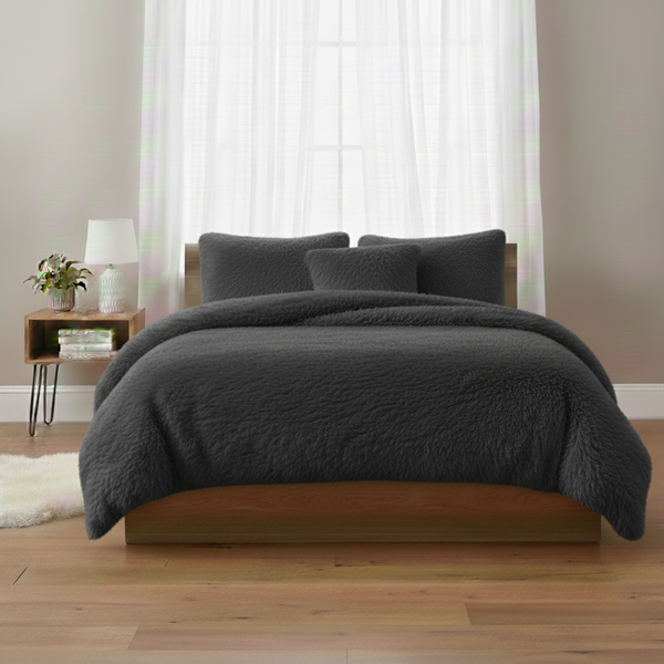 Alaska Long Fur Fleece Duvet CoverUltra-Soft, Cozy Warmth for Luxurious Winter Comfort