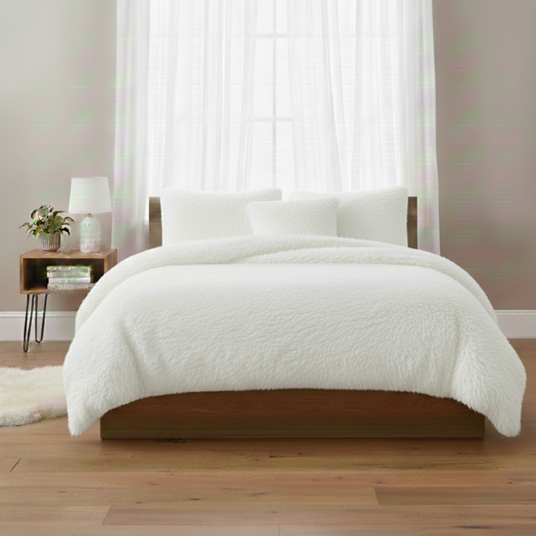 Alaska Long Fur Fleece Duvet CoverUltra-Soft, Cozy Warmth for Luxurious Winter Comfort