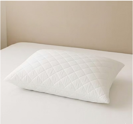 Set of 2 Quilted Pillows – Soft, Fluffy, and Made for Peaceful Sleep