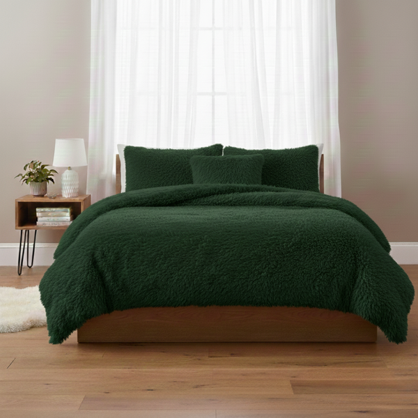 Alaska Long Fur Fleece Duvet CoverUltra-Soft, Cozy Warmth for Luxurious Winter Comfort
