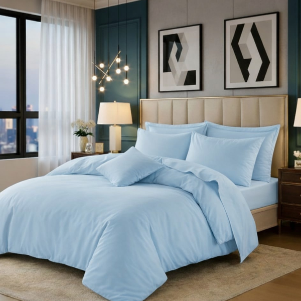 Microfiber Duvet Cover Set – Ultra Soft Lightweight Bedding, Smooth Finish & Easy Care