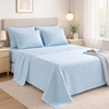 Microfiber Flat Sheet – Ultra Soft Lightweight Bed Sheet, Smooth Finish & Easy Care