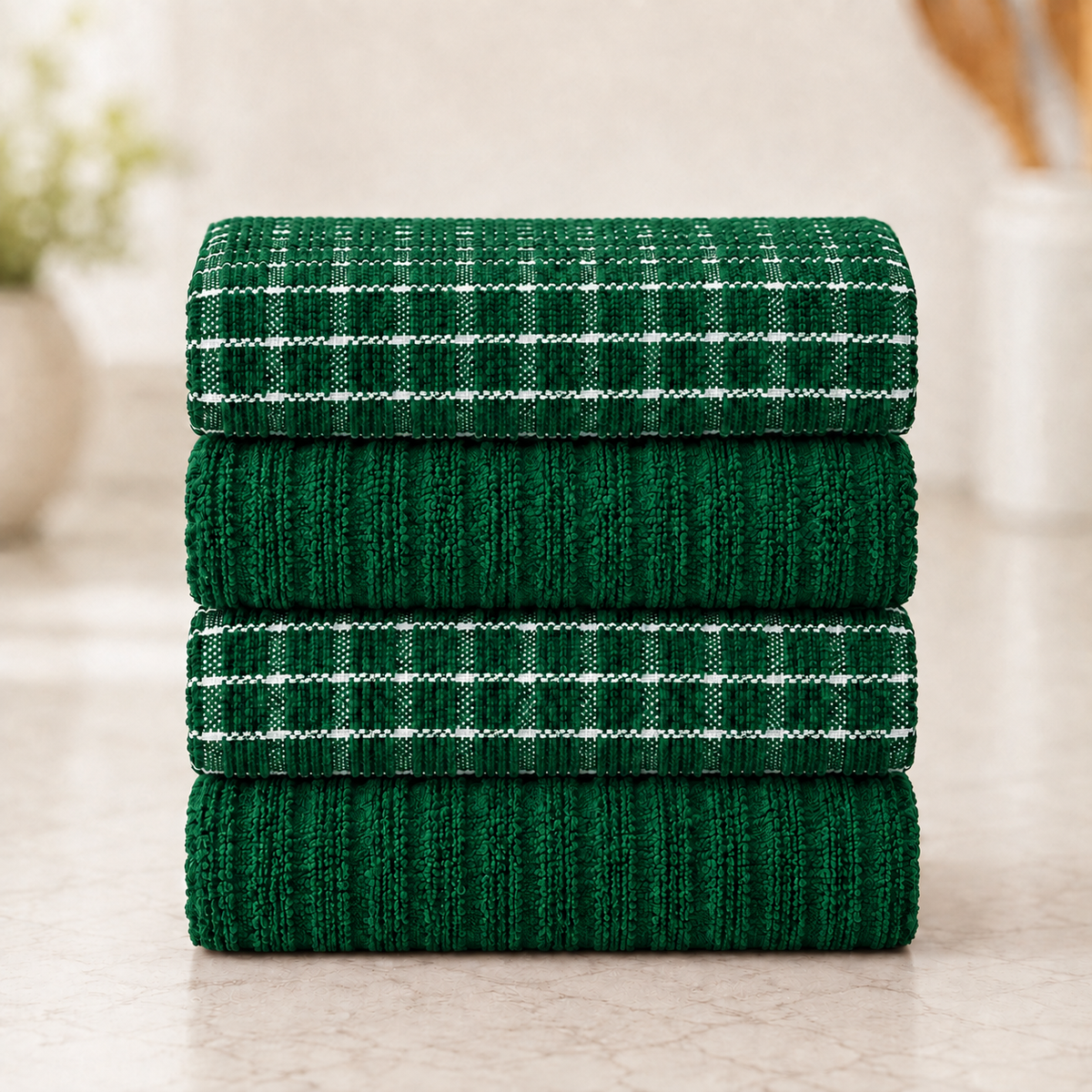 4B Everyday Terry Tea Towels – Pack of 8