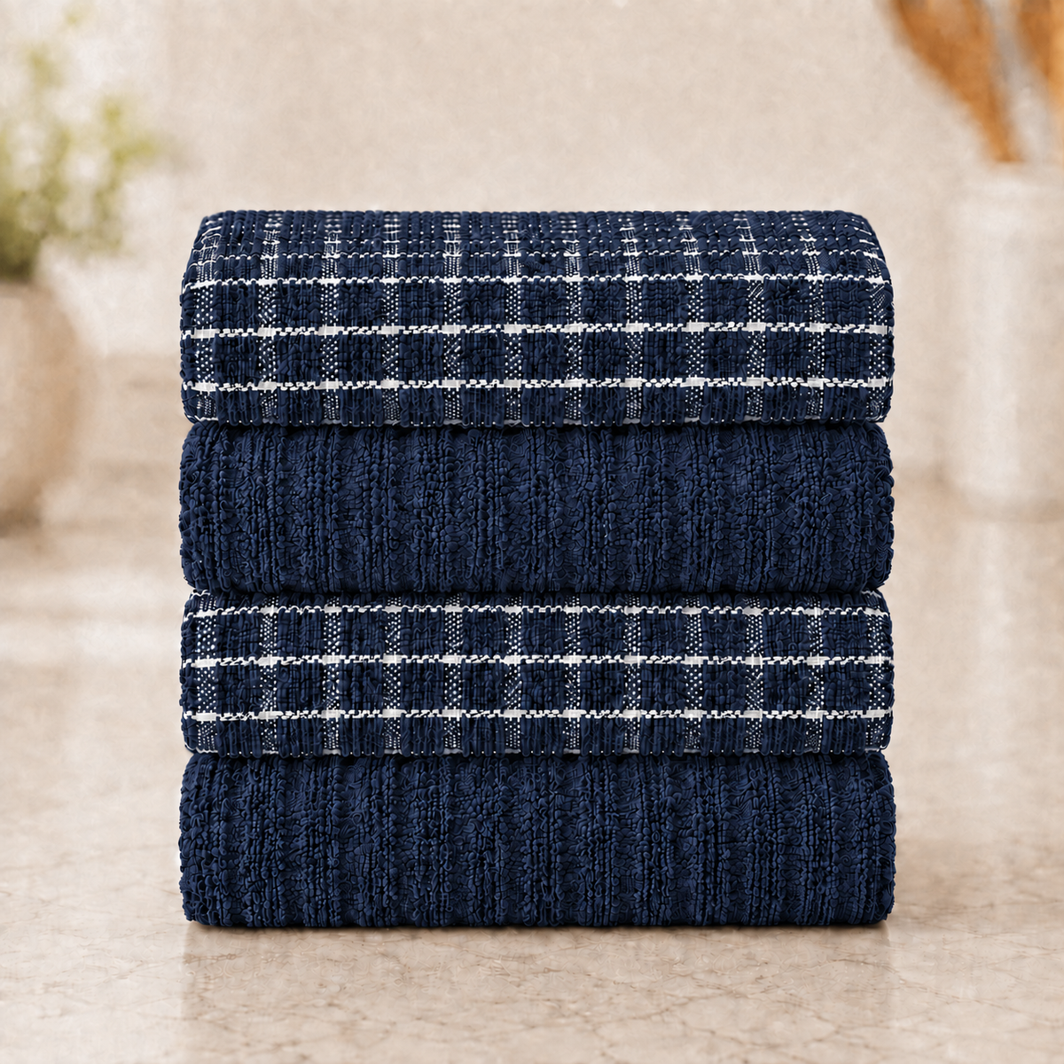 4B Everyday Terry Tea Towels – Pack of 8