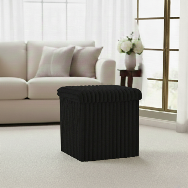 Ribbed Storage BoxStylish Space-Saving Storage for a Neat, Modern Home
