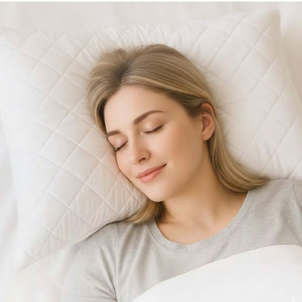 Set of 2 Quilted Pillows – Soft, Fluffy, and Made for Peaceful Sleep