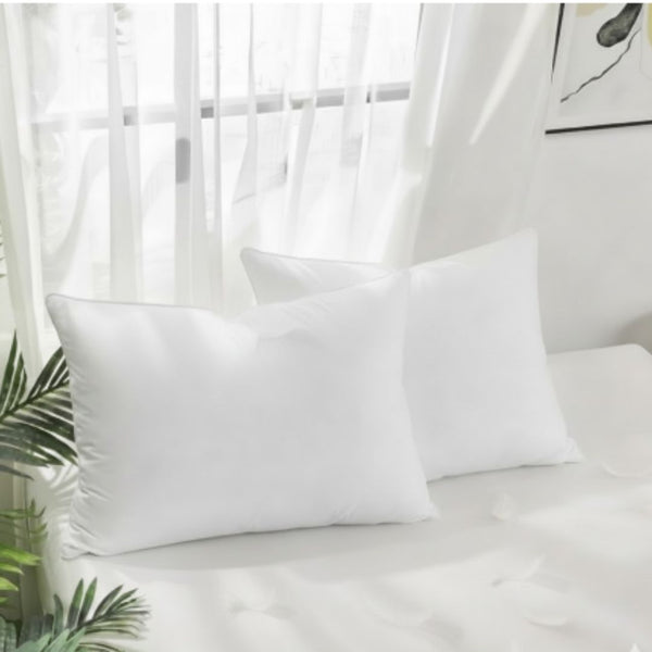 Set of 2 Premium Duck Feather Pillows – Cozy, Soft, and Restful Nights