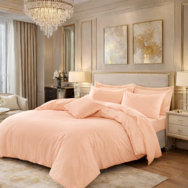 Polycotton Plain Duvet Cover Set | Soft, Breathable & Easy Care Bedding | All Sizes