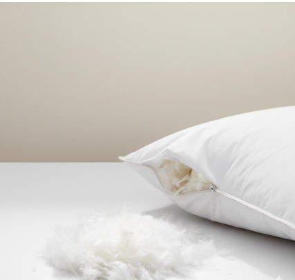Set of 2 Premium Duck Feather Pillows – Cozy, Soft, and Restful Nights
