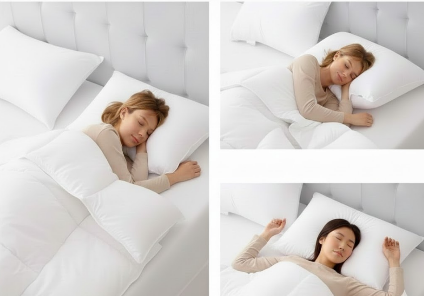 Set of 2 Premium Duck Feather Pillows – Cozy, Soft, and Restful Nights