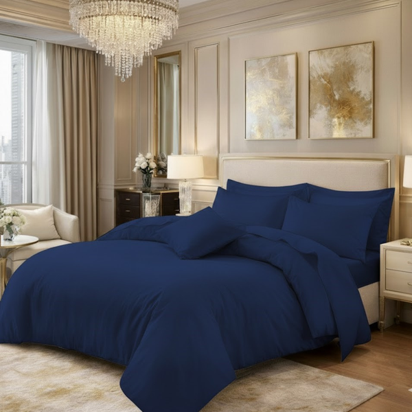 Polycotton Plain Duvet Cover Set | Soft, Breathable & Easy Care Bedding | All Sizes