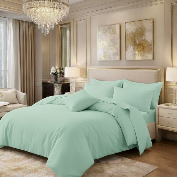Polycotton Plain Duvet Cover Set | Soft, Breathable & Easy Care Bedding | All Sizes