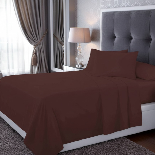 Polycotton Flat Sheet – 22 Colour Options, Soft Easy Care Bed Sheet for Everyday Use