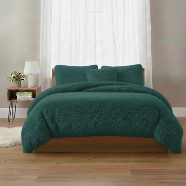 Alaska Long Fur Fleece Duvet CoverUltra-Soft, Cozy Warmth for Luxurious Winter Comfort