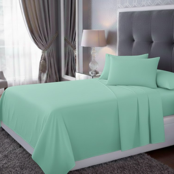 Polycotton Flat Sheet – 22 Colour Options, Soft Easy Care Bed Sheet for Everyday Use