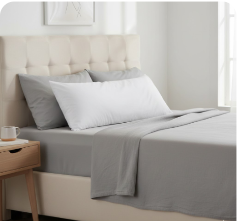 Luxury Bolster Pillow | Soft Comfortable Support Cushion