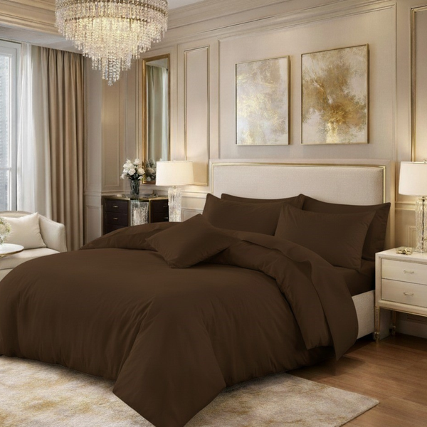 Polycotton Plain Duvet Cover Set | Soft, Breathable & Easy Care Bedding | All Sizes