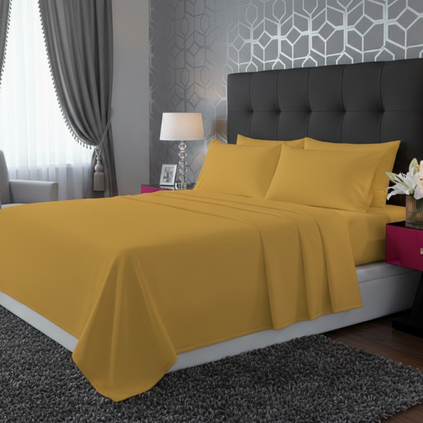 Polycotton Flat Sheet – 22 Colour Options, Soft Easy Care Bed Sheet for Everyday Use