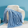 Chunky Blanket Throw – Thick Cozy Knit Blanket for Sofa & Bed