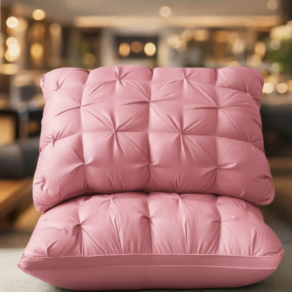 Soft Tufted Decorative Bed Pillow (1 Pillow) Elegant Comfort & Textured Style for a Beautifully Dressed Bed