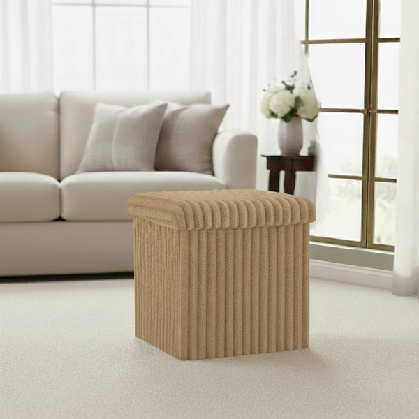 Ribbed Storage BoxStylish Space-Saving Storage for a Neat, Modern Home