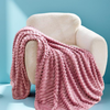 Chunky Blanket Throw – Thick Cozy Knit Blanket for Sofa & Bed