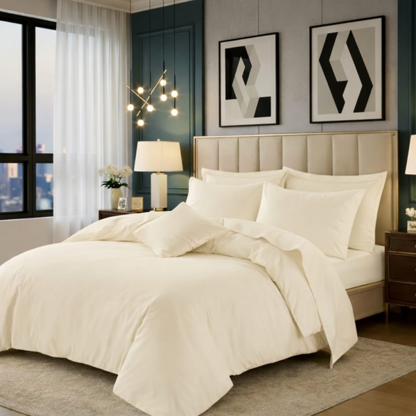 Microfiber Duvet Cover Set – Ultra Soft Lightweight Bedding, Smooth Finish & Easy Care