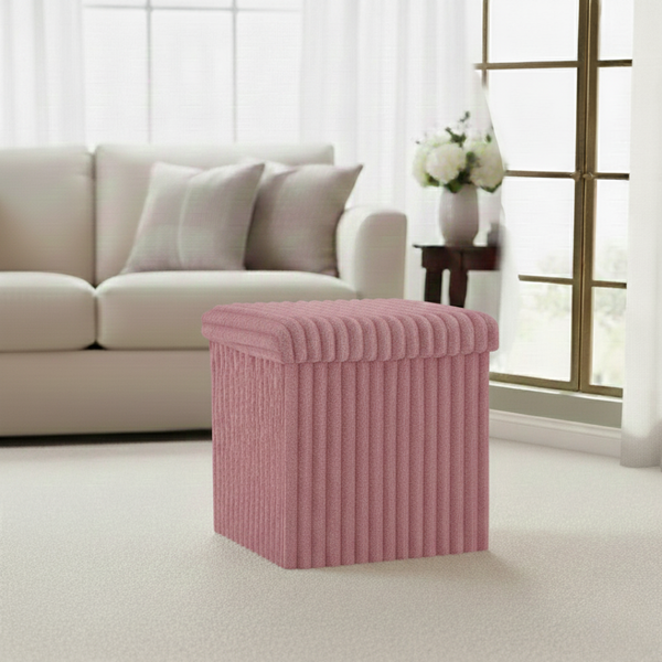 Ribbed Storage BoxStylish Space-Saving Storage for a Neat, Modern Home