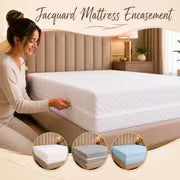 4B Jacquard 30cm Deep Non-Waterproof Mattress Protector
