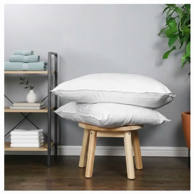 Pack of 2 BHS Stripe Pillows – Soft, Stylish, and Perfect for Cozy Sleep