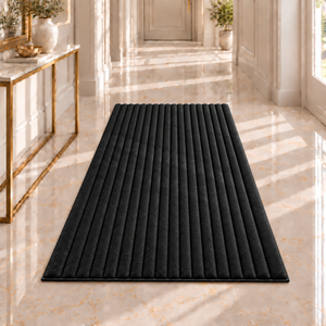 4BTEX Ribbed Stripe Rug – 6 Colours, 3 Sizes