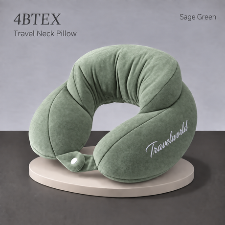 4BTEX U-Shaped Travel Neck Pillow – 9 Colours