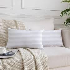 Pack of 2 BHS Stripe Pillows – Soft, Stylish, and Perfect for Cozy Sleep