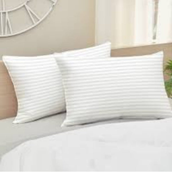 Pack of 2 BHS Stripe Pillows – Soft, Stylish, and Perfect for Cozy Sleep