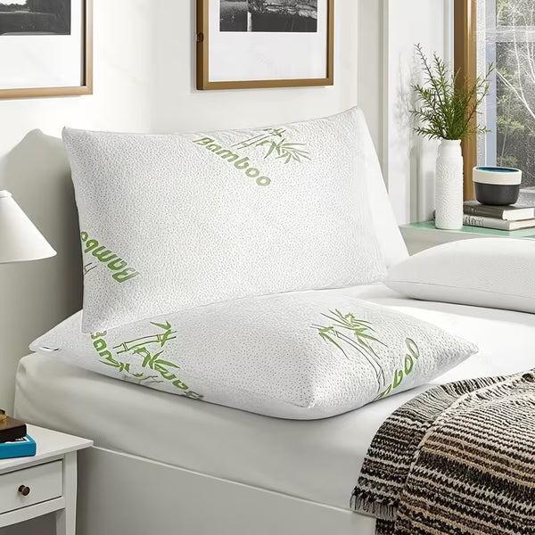 Luxury Bamboo Pillow | Smooth, Breathable Sleep Comfort