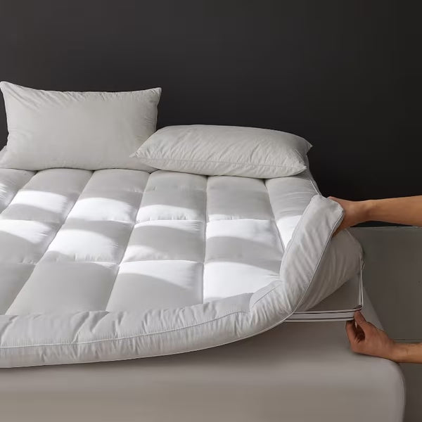 10cm Extra Thick Mattress Topper – Elasticated Corners