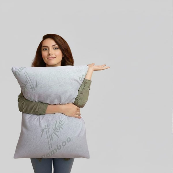 Luxury Bamboo Pillow | Smooth, Breathable Sleep Comfort