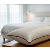 Pack of 2 White Stripe Pillow Pair with Black Piping – Perfect for Home Decor & Sleep